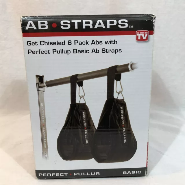 ABS AB STRAPS ABDOMINAL CRUNCH WORKOUT PERFECT PULL UP PULLUP EXERCISE  FITNESS
