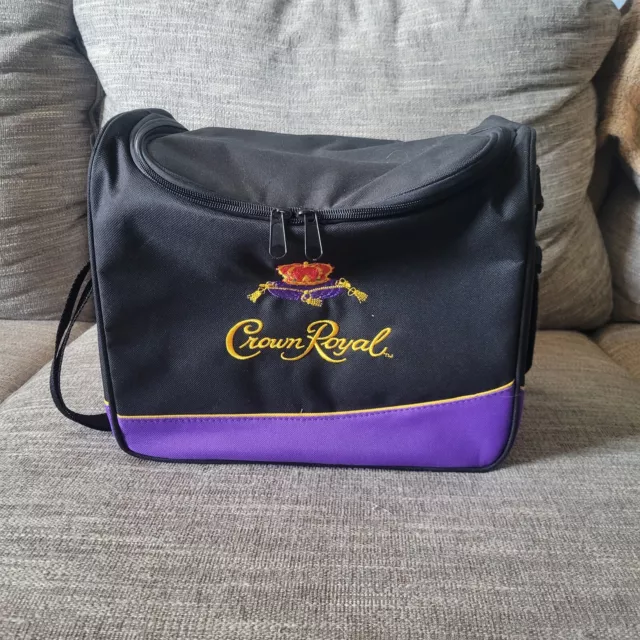Crown Royal Insulated Tote Bag Soft Sided Cooler with Shoulder Strap 12x9x7