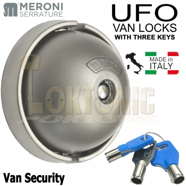 Meroni ME8080 UFO Van Door lock Gates Sheds Trucks Campers Glass Doors