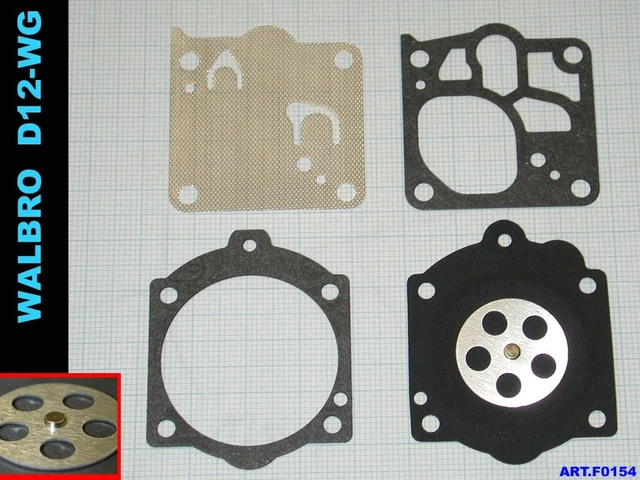 Kit Membrane E Guarnizioni ORIGINALE WALBRO D20-WYJ Per Carburatore WYJ - Foto 2