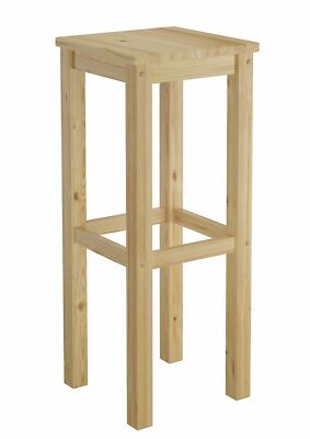 SGABELLO IN LEGNO DI PINO 30X30X44 