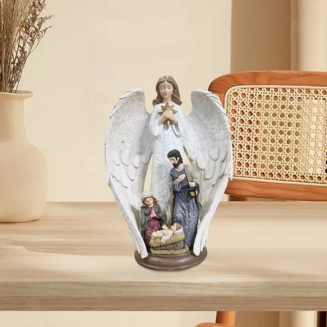 Figurines de scène de la Nativité Statue de la  pour centre de