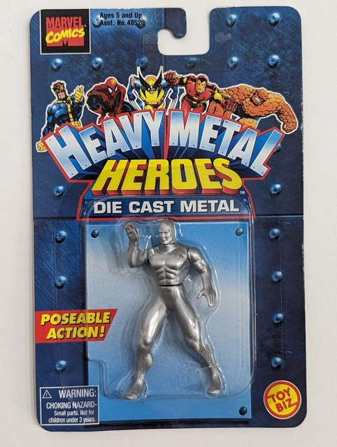 Toy Biz Marvel Heavy Metal Heroes Die-Cast 2.5" Figures 1997
