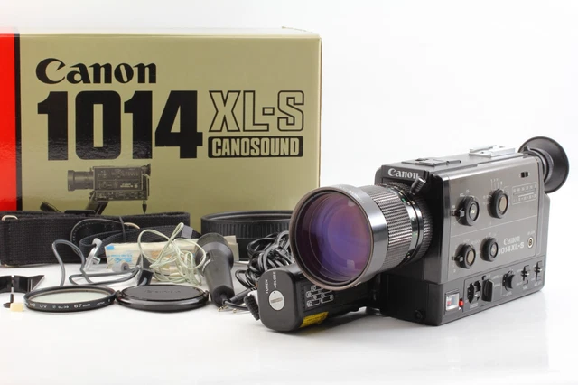 All Works【MINT+++ in Box】 Canon 1014XL-S XL-S Super8 8mm Film Movie Camera JAPAN