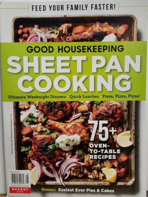 Good Housekeeping Sheet Pan Cooking Oven to Table Recipes FREE SHIPPING CB