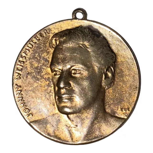 VERY RARE Johnny Weissmuller MGM Pendant Metro Goldwyn Mayer Star Tarzan