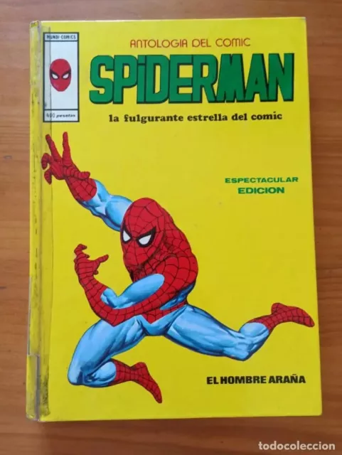 Spiderman Antologia Del Comic Tomo Nº 9 - Mundi-Comics - Vertice - Tapa Dura (An