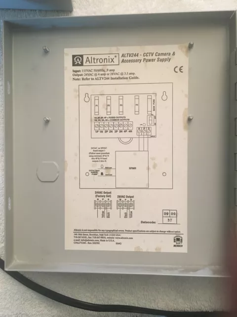 Altronix ALTV244 CCTV Netzteil GEBRAUCHT 3