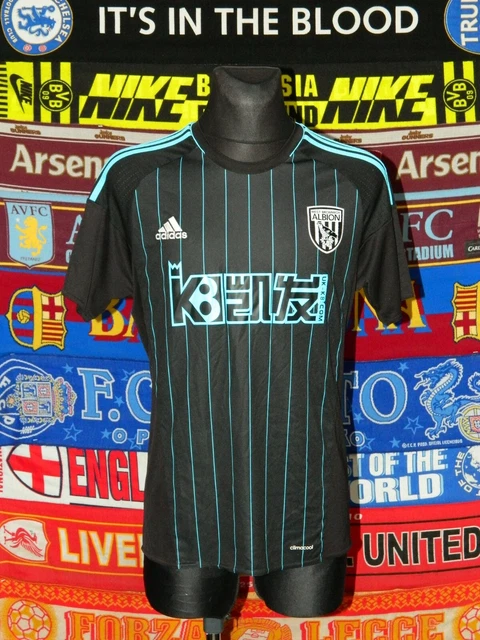 4/5 West Bromwich Albion adults M 2016 away football shirt jersey soccer