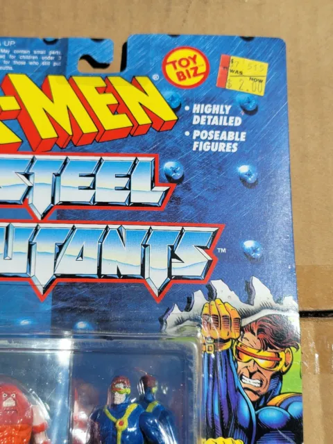 1994 Toybiz Marvel X-Men Steel Mutants Juggernaut Vs Cyclops Moc 3