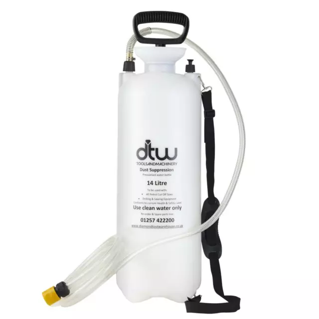 Dust Suppression Water Bottle 14L For Use With STIHL TS400 TS410 TS420 TS480i