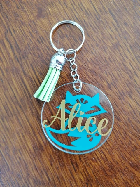 Porte-clés en cuir de cheval personnalisé au Laser, Logo de
