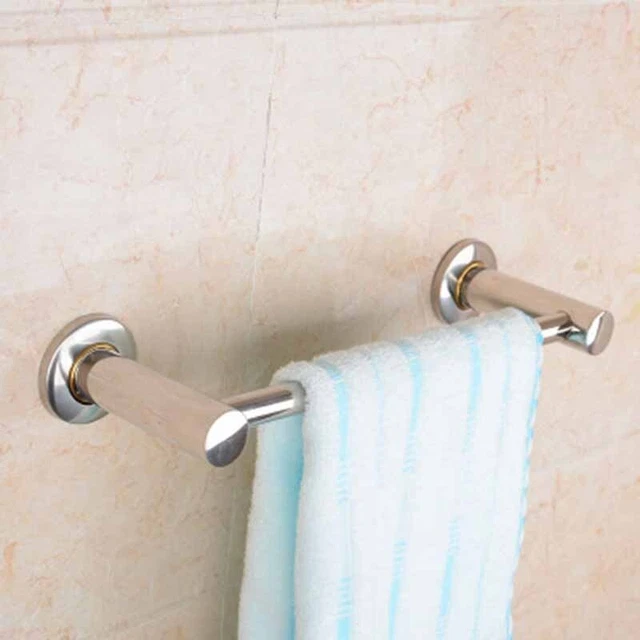 Nueva venta toallero de alta calidad colgante de pared riel acero inoxidable
