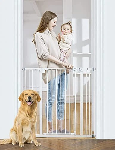 InnoTruth 29"- 39.6“ Baby Gate for Doorways and Stairs 36" Extra Tall No Dril...