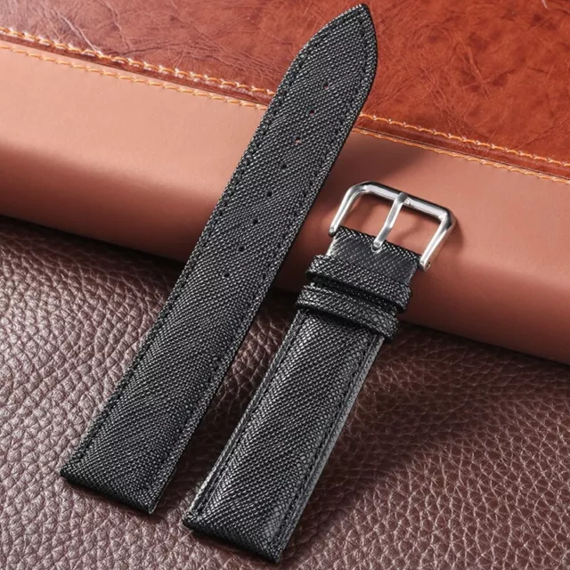 Leather Watch Band 18/20/22/24mm Wrist Strap Replacement Belt Bracelet