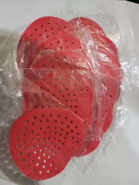 Urinal Screen Deodorizer Cherry Red Vinyl Odor Freshener Mens Restroom  12 pack