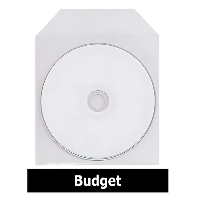 400 CPP Clear Plastic Sleeve with Flap Budget