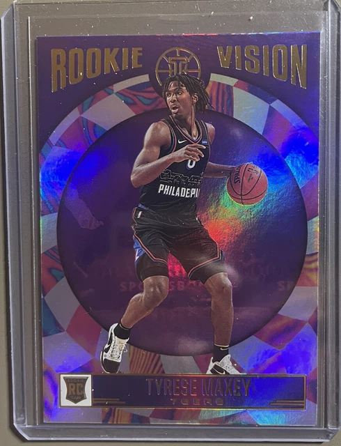 Tyrese Maxey 2020-21 Panini Illusions Rookie Vision #8 Philadelphia 76ers Sixers