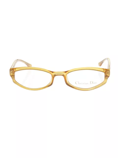 Lunettes Christian Dior '90s monture plastique jaune ORIGINAL NEUF