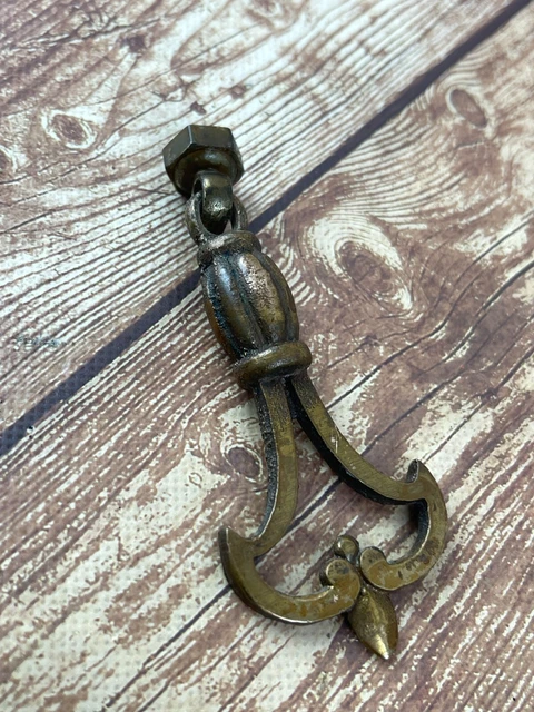 Vintage Antique Art Deco Brass Chandelier Light Fixture Finial Part