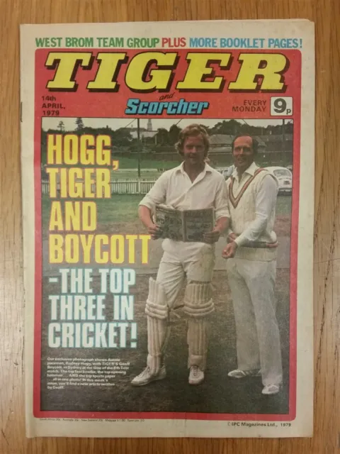 Tiger And Scorcher 14Th April 1979 British Weekly Uk Comic _