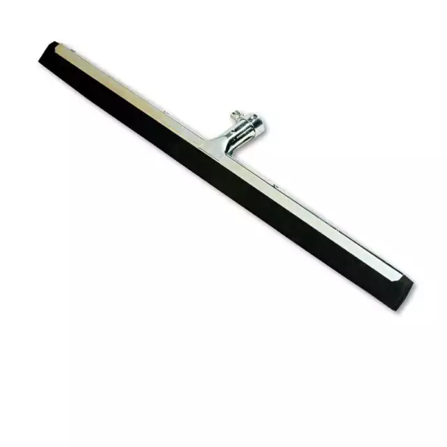 Unger Water Wand Standard Floor Squeegee, 22" Wide Blade, Black Rubber, Insert S