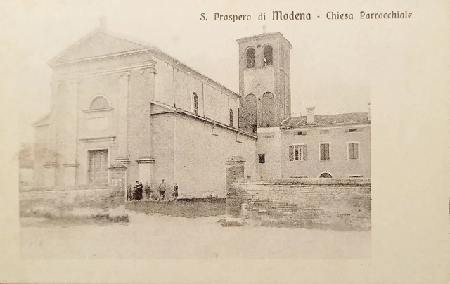 Cartolina Villanova di Là Chiesa Parrocchiale Viaggiata 1910
