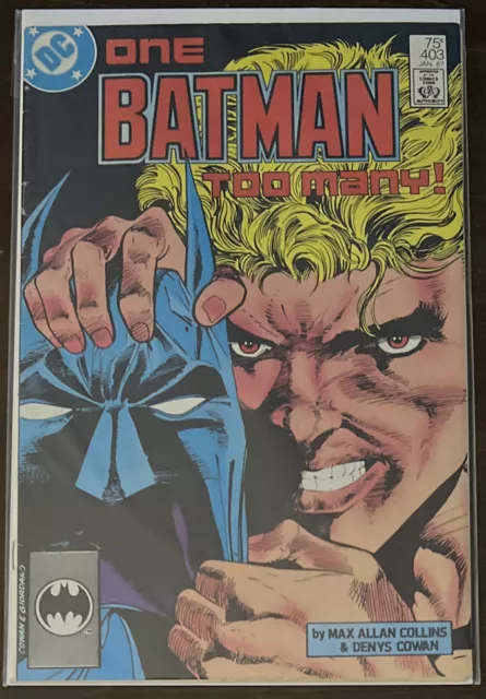 Batman #403 VF 8.0 DC COMICS 1986 ONE TOO MANY!