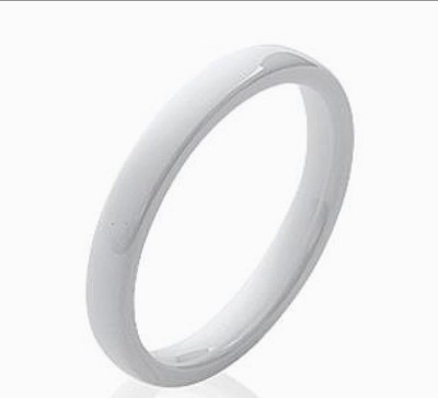 CDE Alleanza Anello Sfaccettata IN Ceramica Bianca T50 Gioielli Donna CDE 