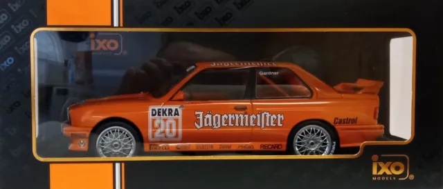 IXO 1/18 Scale - BMW M3 (E30) DTM Nurburgring (1992) No20 (Jagermeister)