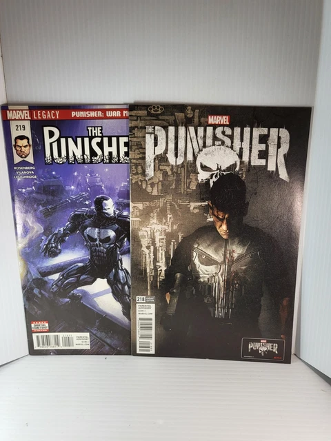 Punisher 218, 219: John Bernthal Photo Variant, 1st War Machine/Punisher