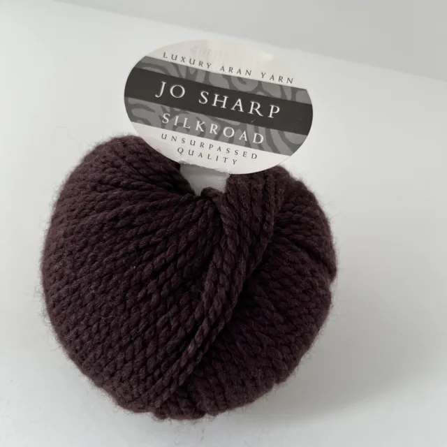 1 Skein Jo Sharp Silkroad Venetian Luxury Aran Yarn Wool/Silk/Cashmere DyeLot320