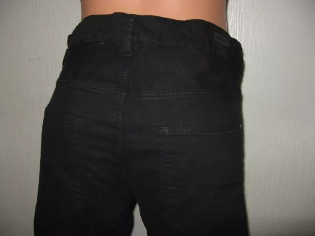 NUOVI JEANS SKINNY FIT BAMBINI NERI H&M super stretch età 14-15 ca. 3