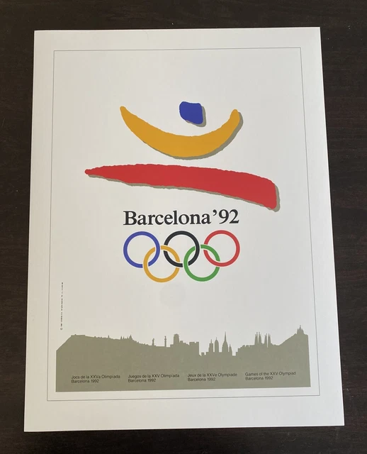 ポスター applebum A1 poster \"Barcelona '92\" Olympic Poster - 1992 Barcelona - LARGE - 31.5