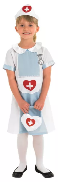 Rubie's Official Nurse Uniform Girl's Fancy Dress Up Child Kids Costume Book Wee