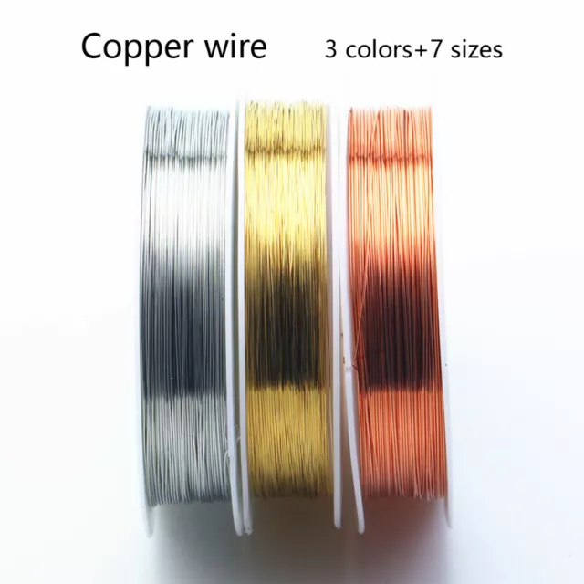 20 Gauge Copper Beading Jewelry Wire Handmade Craft DIY Jewellery Making Wire