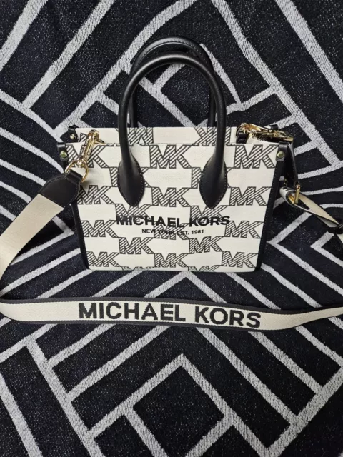 Mirella Small Logo Jacquard Crossbody Bag – Michael Kors Pre-Loved