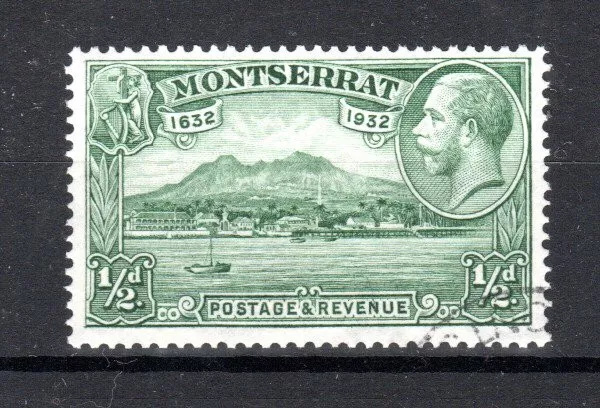 Montserrat 1932 1/2d 300th Anniversary of Settlement of Montserrat SG 84 FU CDS