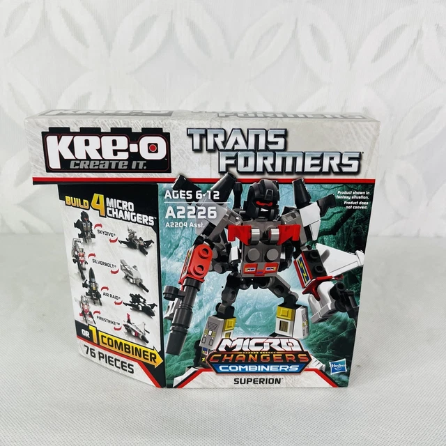 Transformers Kre-o Kreo Micro Changers Combiners Autobot Superion Hasbro