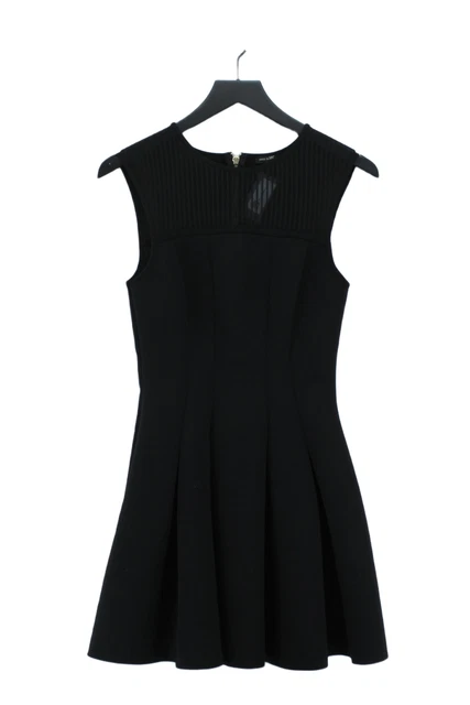 Mini abito donna River Island UK 10 nero poliestere con elastan corto mini