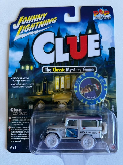 Voiture Miniature Johnny Lightning Toyota Land Cruiser 1980 - Édition Spéciale White Lightning