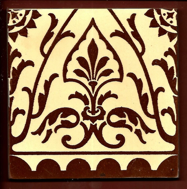Antique Minton Hollins Tile C1900
