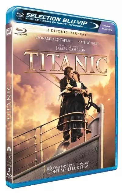 2 Blu Ray TITANIC James Cameron VF Neuf sous blister (envoi suivi)