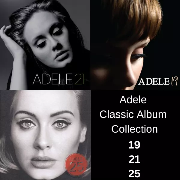 Adele Classic Album Collection Bundle 19/21/25 3 x Vinyl LP's [New]