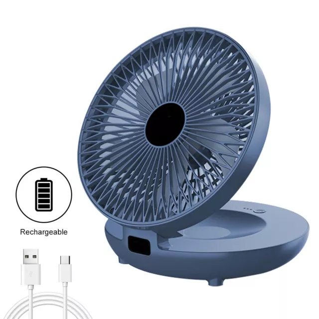 Desktop Wall Mounted Fan Outdoor USB Fan Portable Folding Fan Small Window Fan