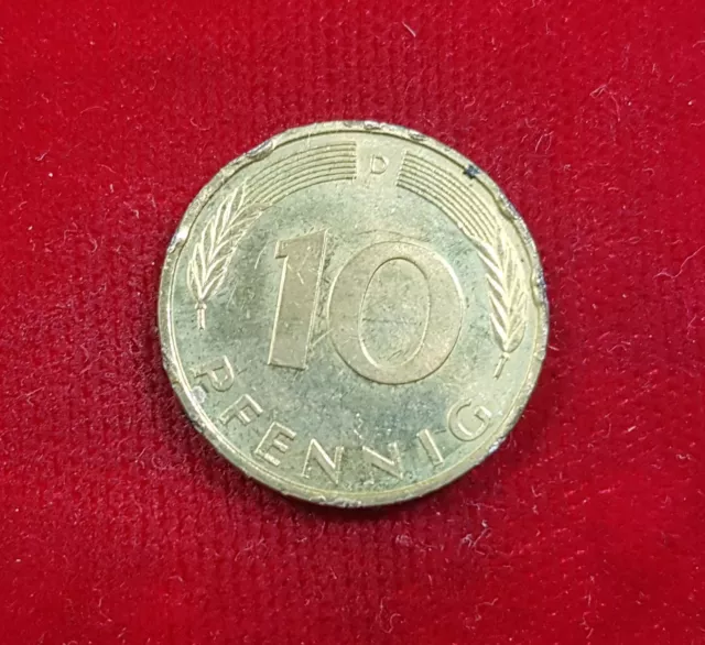 10 Deutsche Pfennig Bundesrepublik Deutschland 1996 D Münze Coin BRD