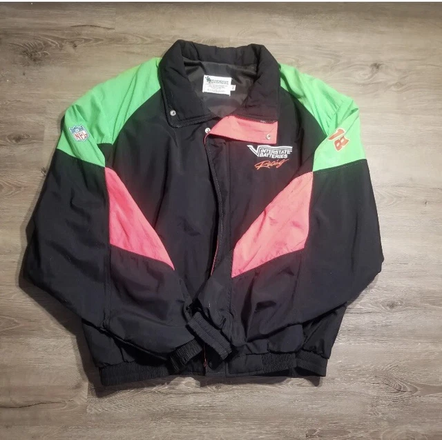VINTAGE NASCAR INTERSTATE Batteries Racing Bobby Labonte Full Zip Men
