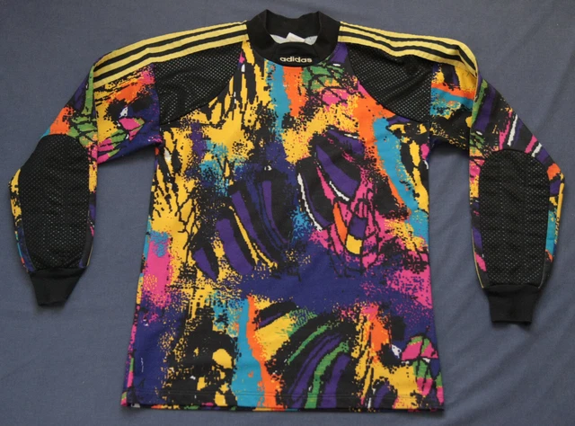 Maillot De Foot Vintage Erima Gardien Années 90 - Taille XL, Original, Occasion Bon état