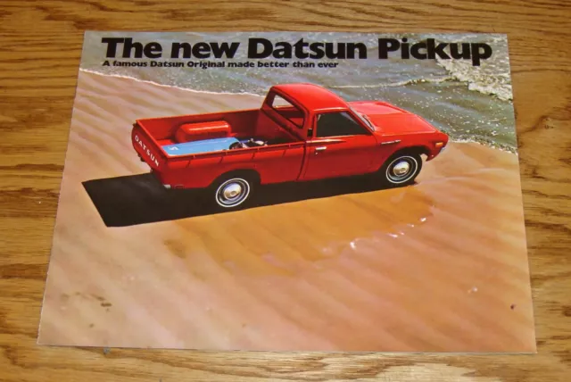 Original 1973 Datsun Pickup Truck Sales Brochure 73 Li'l Hustler