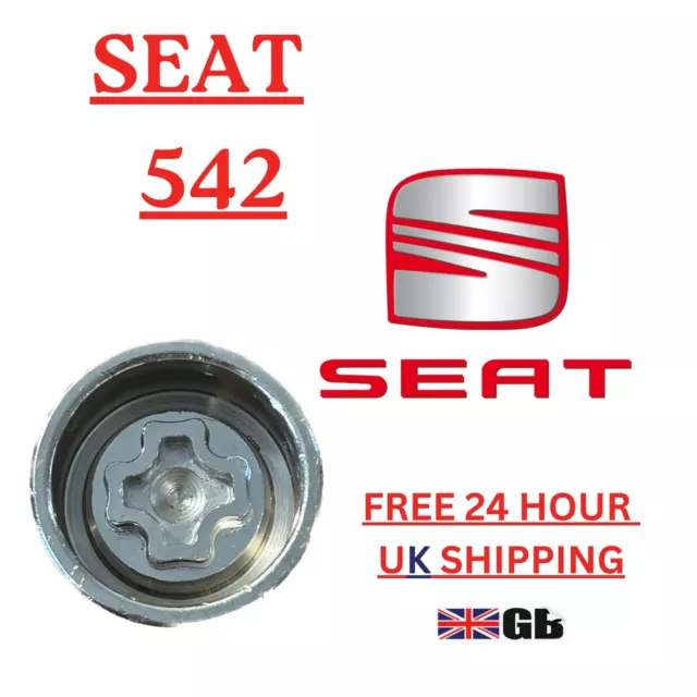 Seat Locking Wheel Bolt Nut Key Remover - Number 542 New Same As Original